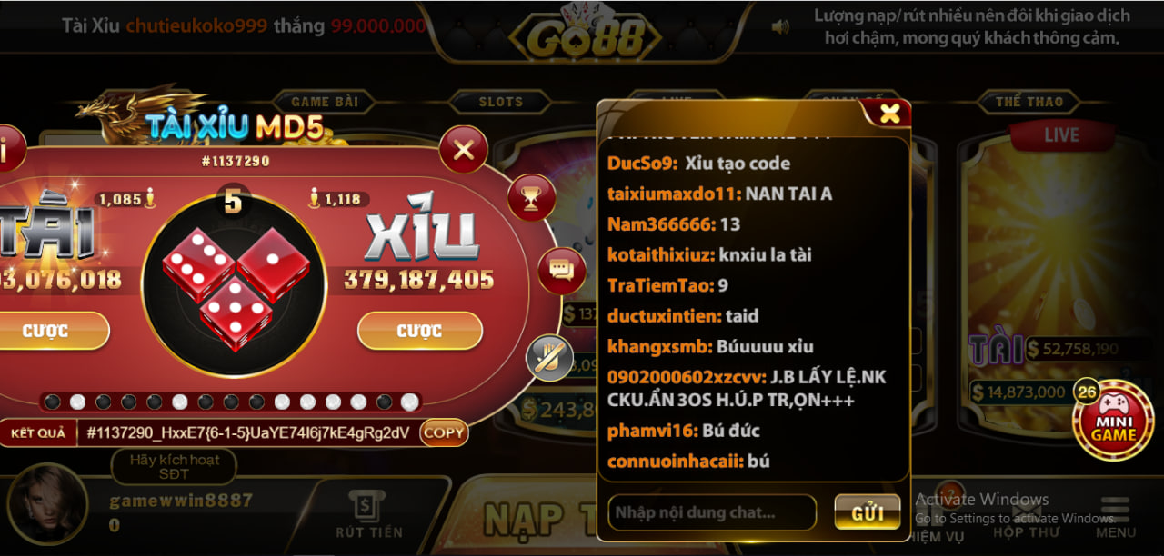 Go88 sửa lỗi chat trong game, ngăn chặn ngôn ngữ độc hại trong mỗi trường cá cược lành mạnh