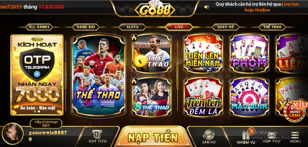 Nâng cấp đồ họa game Go88