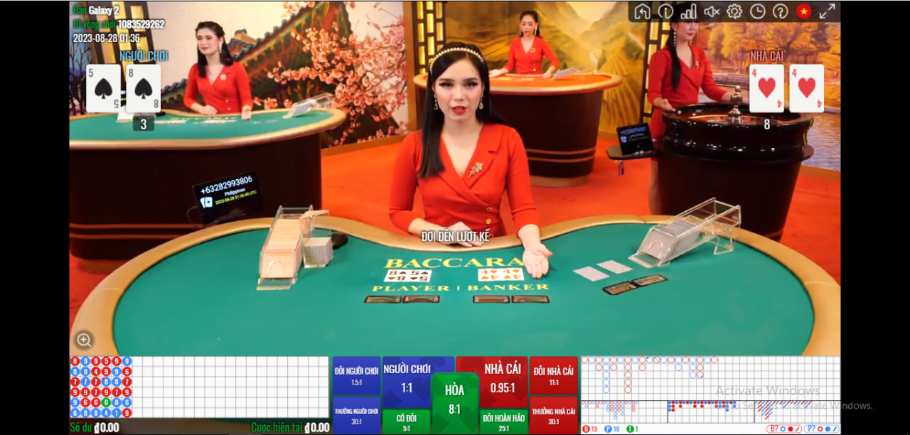 game casino go88, chơi game baccarat tại casino Go88